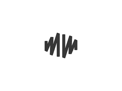 MM Ambigram ambigrem branding chef logo mark mm