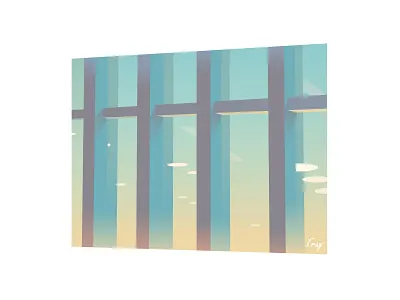 Beyond The Window illustration window