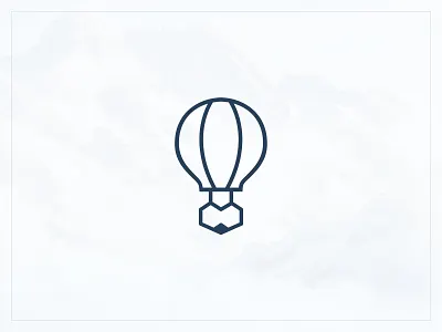 My Personal Brand air balloon brand branding concept design light bulb lineal logo pencil personal brand style