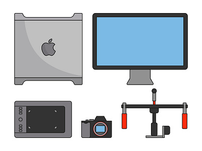 Gear apple camera cinema display gimbal macpro mirrorless sony videomaking