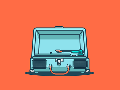 Vinyl Player music player portable vintage vinyl