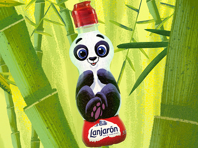 Lanajaron – Panda bottle china kids panda water