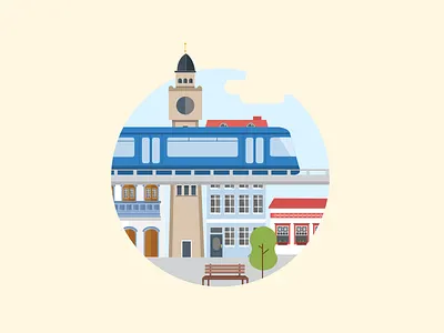 Loading Illustration animation app colours flat graphic illustration loading