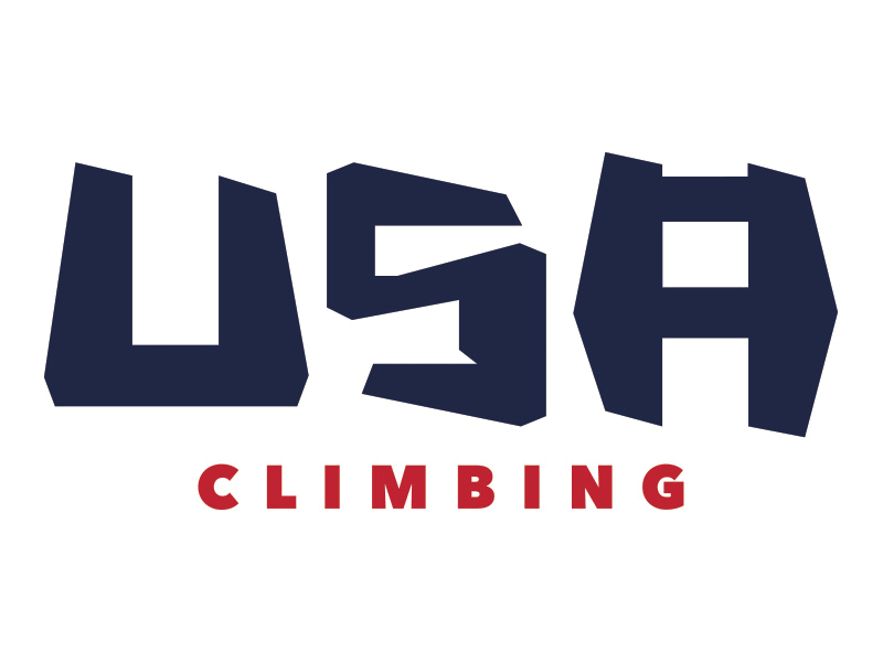 USA Climbing Branding illustrator logo vector