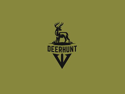 Deerhunt Drbl arrow bow hunting brand identity buck creative deer design hunt hunting kreatank logo