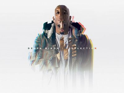 Derek Minor - Reflection Cover Art cover art deraj derek minor glitch photography reflection rmg
