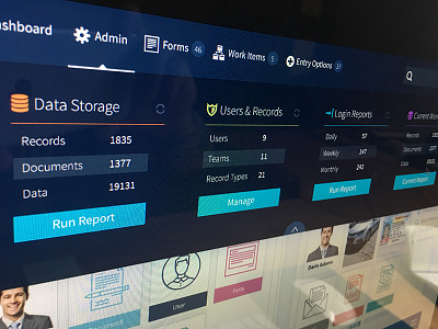 Dashboard UI dashboard data interface design metrics navigation ui visual design web design