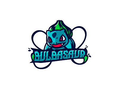 Bulbasaur bulbasaur emblem logo sport team