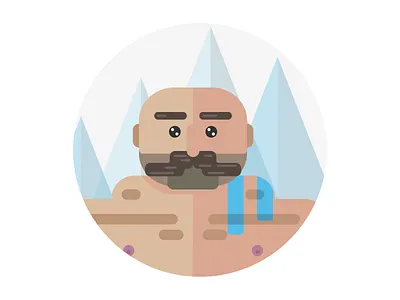 Braum 2d character portrait vector