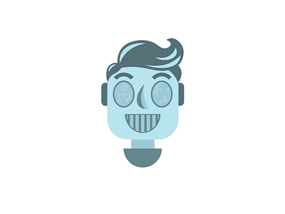 That Boy was a Robot pt. II badge branding clean dribbble flat graphic design illustration infographic logo new robot