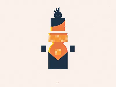 Kim Kardashian anybuddy characterdesign flat geometric kimkardashian minimal