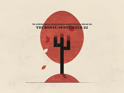 Autumn is here autumn cold design fall graphic design leaf leaves retro summer tree vector art vector illustration