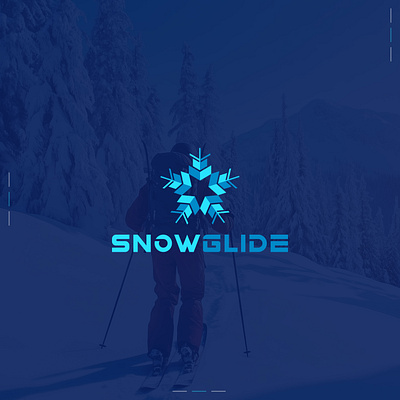 Snowglide: Snowflake Star Logo brand identity branding creative design design logo graphic design icon illustration logo logo design logo maker logos logotype minimal minimal logo minimalist modern simple timeless unique