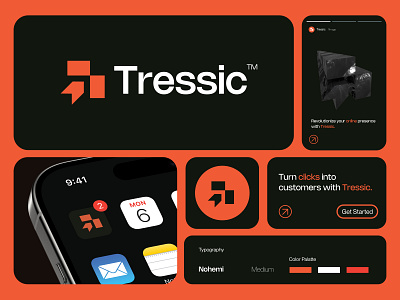 Tressic™ Logo branding logo logodesigner t absytarct logo t digital marketing logo t energy logo t forword logo t geometric logo t growth logo t investment logo t logo t mark t modern logo t real estate logo thrive tstability