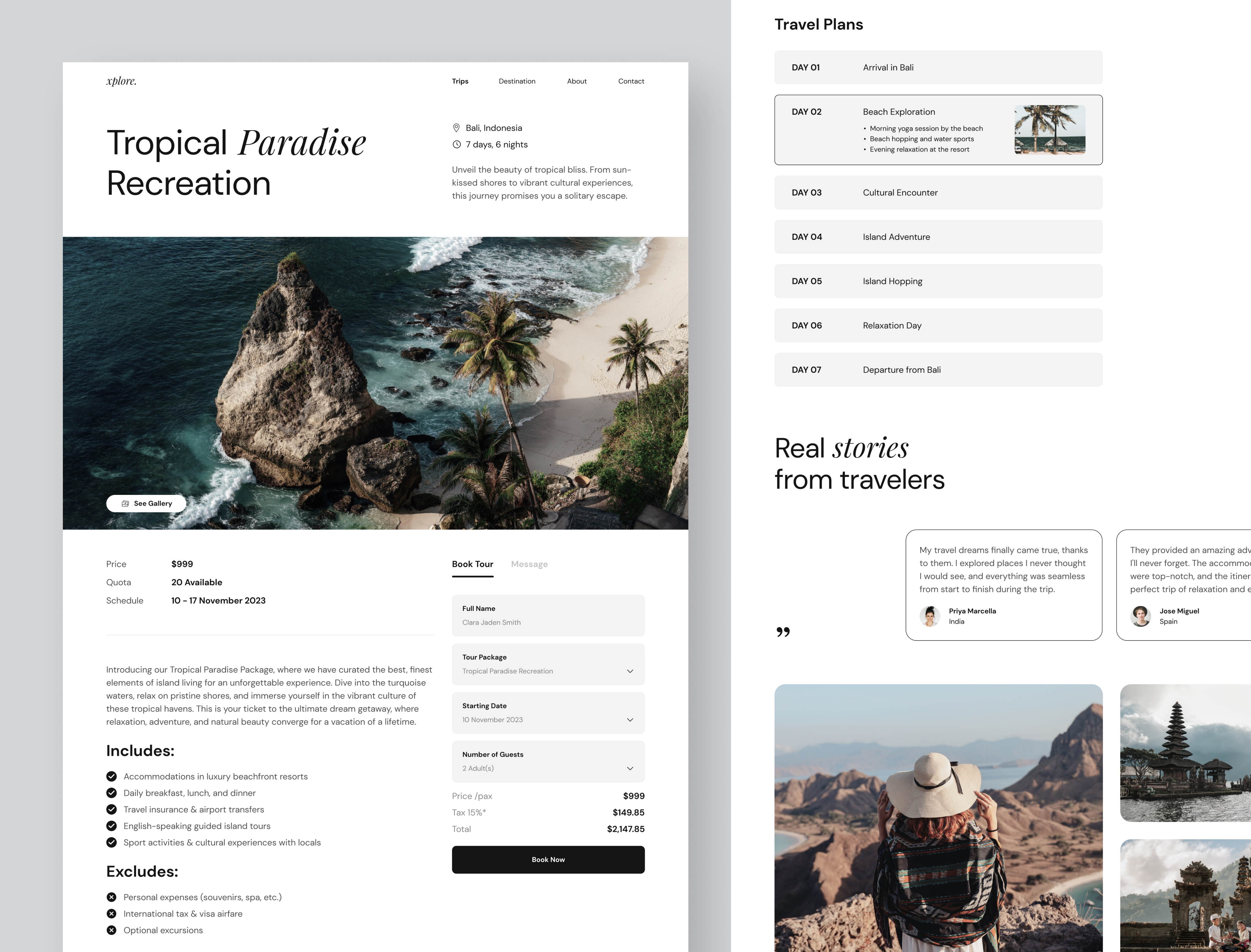 Example of Landing Page Design