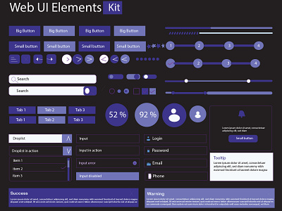 ui elements design graphic design illustration photoshop post ui