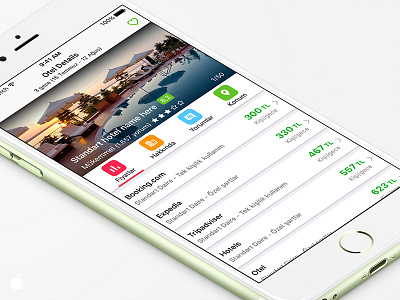 Hotel app detail page. android booking comment compare detail enuygun hotel ios price prices ticket travel