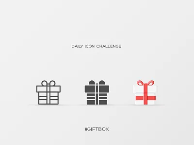 Daily Icon Challenge #giftbox #010 box gift happy icon illustration package surprize vector