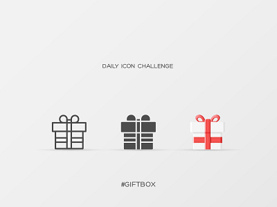 Daily Icon Challenge #giftbox #010 box gift happy icon illustration package surprize vector