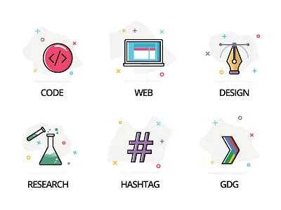 Line Vector Iconography icons illustrator line vector