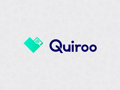 QUIROO — Brand app health logo mobile quiroo