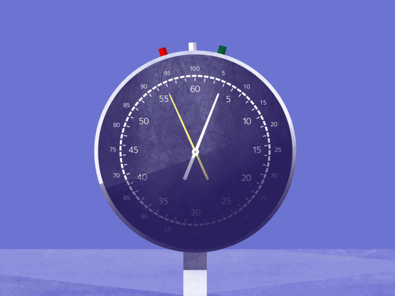 Tribute to Le Grand Bleu chrono competition design illustration motion ocean sea time