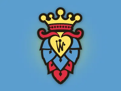 WIP Wildcard Logo cards craft beer hops king wildcard