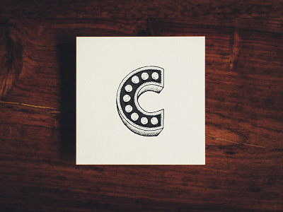 C 36daysoftype analog c hand lettering paper