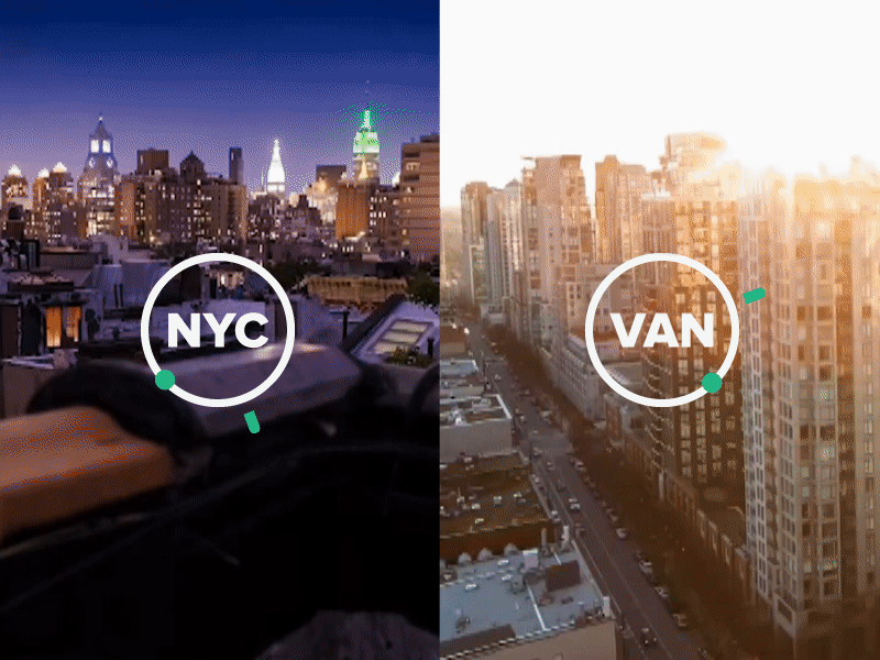 Engine Digital - Clocks analog clock concept design gif minimal new york time ui vancouver