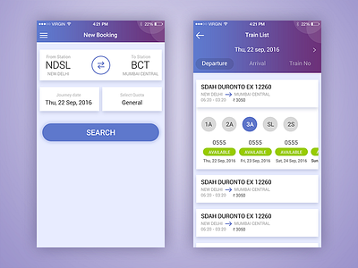 Train Booking App