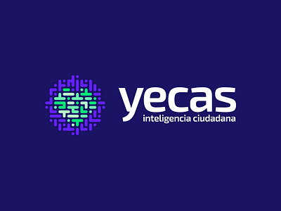 Yecas logo argentina branding citizen city ciudadano corazon council heart improvement logo mendoza