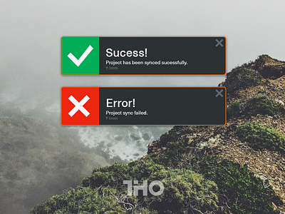 011 Success/Fail Dialogs 011 daily ui dailyui fail success ui