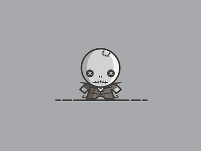 Jack Skellington - Voodoo Doll Series - Nightmare Before Xmas disney halloween halloween 2016 icon illustration jack skellington monster skeleton skull vector voodoo