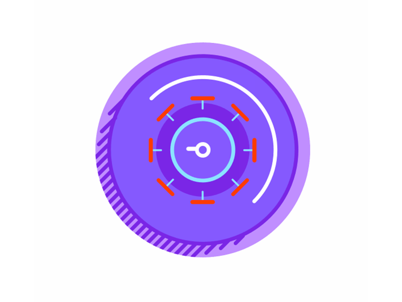 Safe and sound animation icon iconography safe secure af