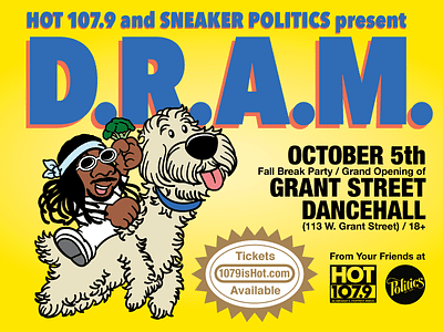 D.R.A.M. cartoon d.r.a.m. hip hop nintendo rap retro super mario throwback