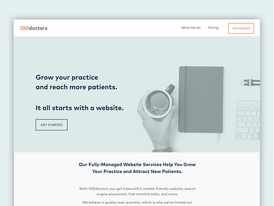 100doctors Website responsive web design website