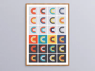 Logo Poster branding logo poster print