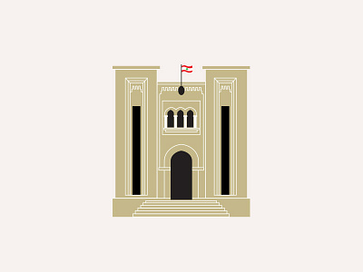 Lebanese Parliament architecture beirut illustration lebanon minimal parliament