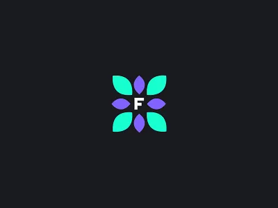 ∆ F marks the spot ∆ color fun icon illustration logo logomark logomarks logos shape symbol vector