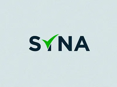 Syna brand logo typography