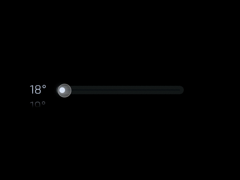 Day 16 - Slider Animation car ui climate principle sketch temperature slider