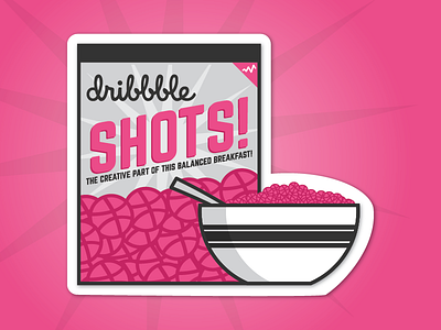 Balanced Creative Breakfast! ball bowl breakfast cereal dribbble spoon