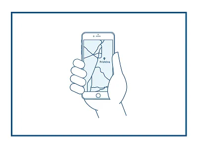 Location Pristina, Kosovo design location phone pristina