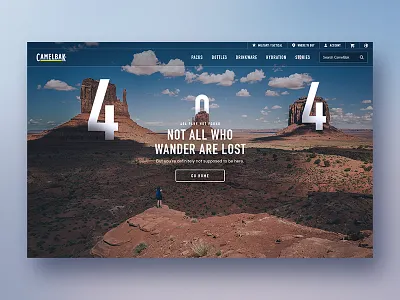 4 0H 4 404 branding design landscape lost type typography web