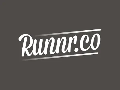 Logo for running apparel company branding design fitness logo running sports type