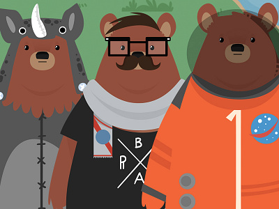 Filthy Bear! app bear characters colors design game gameart gamedev ios outfits