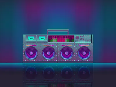 BOOMBOX audio boombox cool player tape