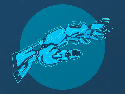 Death machine design hand illustration machine ukraine