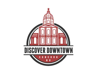 Discover Downtown Logo building city company downtown empire new york startup