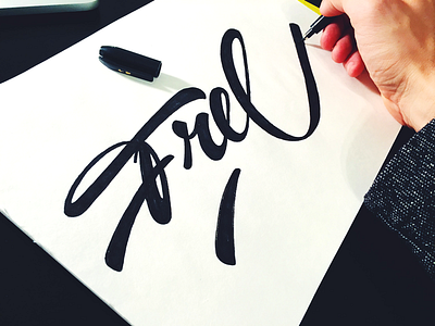 Free flow free freedom friday handwritten link script sketch skillshare type